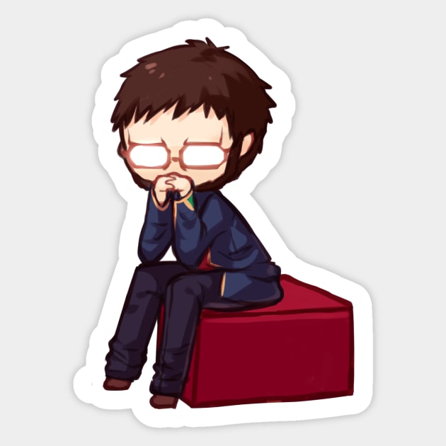 Life decisions with Gendo Sticker by Hyanna